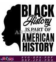 Black History Part of American History SVG