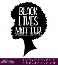 Black Lives Matter Symbol Art Design SVG