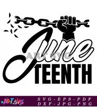 Juneteenth Celebration History Quotes Black Art SVG 1