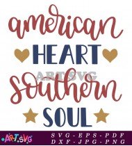 American Southern Soul Design Vector Graphic SVG