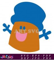 Blue's Clues Cartoon Character Mr Salt SVG