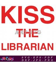 Kiss Kiss The Librarian Vampire Lips SVG 4