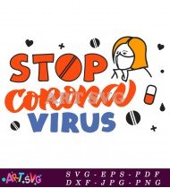 Stop Coronavirus Virus Prevention Pandemic 2020 SVG 1