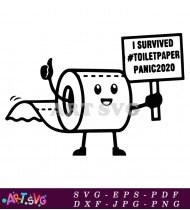 I Survived Toilet Paper Panic 2020 SVG 1