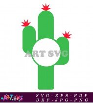 Green Cactus Clipart Desert Botanical Garden SVG