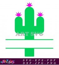 Simple Cactus Silhouette for Home Decor Ideas SVG