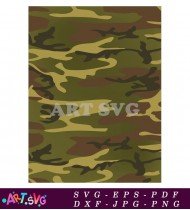 Abstract Seamless Woodland Camouflage Background Design SVG