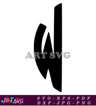 Cool letter W graphic design art minimal SVG