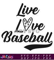 Baseball love live design art graphic SVG