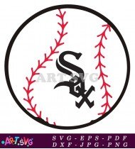 Sox Baseball Logo Digital And Print SVG