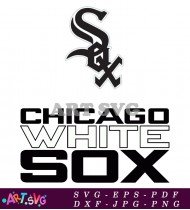 Chicago White Sox Team Logo Design SVG 1