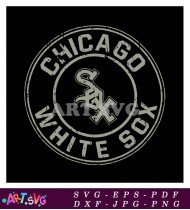 Chicago White Sox Team Logo Design SVG 2