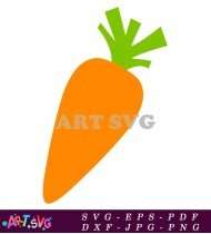 Simple Design Of An Orange Carrot SVG