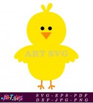 Yellow Chick Cute Adorable Cartoon SVG