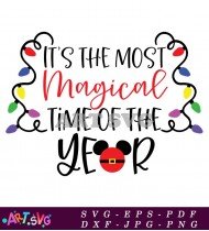 Magical Time Of The Year Mickey Ornament SVG