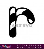 Black White Snowman Hat Design Cute Art SVG