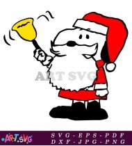 Snoopy Christmas Santa Bell Jingle SVG