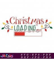 Christmas Loading Holiday Decor SVG 1