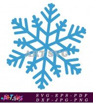 Snowflake Christmas Design Clip Art SVG