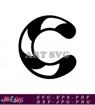 Black and White Striped Candy SVG 3