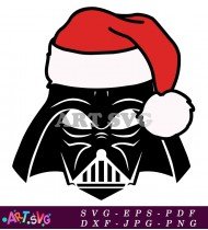 Christmas Darth Vader Holiday Costume Svg SVG