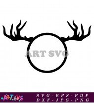 Christmas Reindeer Antlers Clipart SVG 1