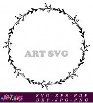 Circle Hand Drawn Abstract Pattern SVG