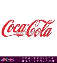 Classic Coca-Cola Logo in Red and White SVG