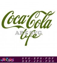 Coca-Cola Life Logo with Green Script SVG