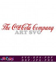 The Coca-Cola Company Logo in Script SVG