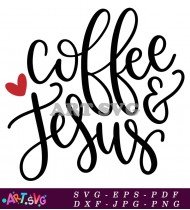 Coffee Jesus Svg Design Coffee Lover SVG