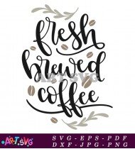 Fueled by Coffee Graphic SVG