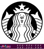 Classic Starbucks Coffee Logo Design SVG