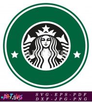 Starbucks Green Logo Free Download Transparent SVG