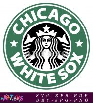 Chicago White Sox Coffee Cup Design Vector SVG