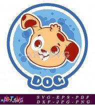 Cartoon Dog Puppy Animal Pet Design SVG