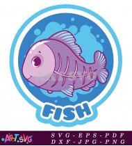 Cartoon Fish Animal Vector Illustration Cliparts SVG