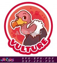 Cartoon Vulture Bird Animal Illustration Cliparts SVG