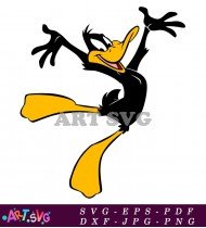 Cartoon Duck Daffy Duck Illustration Character Art SVG