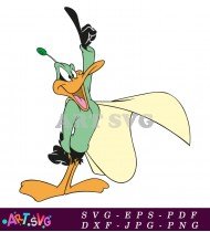 Cartoon Character Daffy Duck Bird Yellow SVG