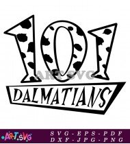 101 Dalmatians Movie Logo Design Graphic SVG 2