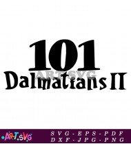 101 Dalmatians Movie Logo Design Graphic SVG 3