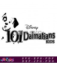 Disney 101 Dalmatians Kids Movie Logo SVG 2