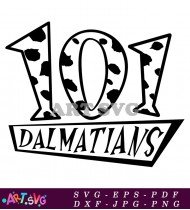 Dalmatian Movie 101 Printable Coloring SVG