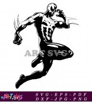 Deadpool Silhouette Superhero Character SVG