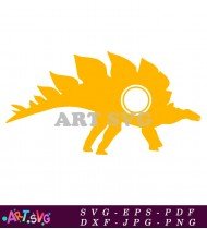 Dinosaur Silhouette Vector Illustration Clipart Free Download SVG 3