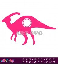 Dinosaur Silhouette Vector Illustration Clipart Free Download SVG 6