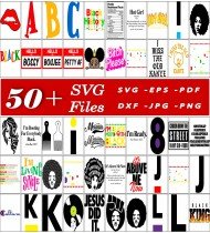 Afro American Cartoon SVG Bundle, Black Cartoon Characters SVG, Diverse SVG Designs, African American Clipart, Animated SVG Files