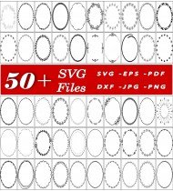 Circle Wreath SVG Bundle, Digital Art Assets, Craft Designs, Cartoon SVGs, Movie Character Clipart, High-Quality Designs