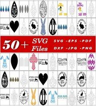 Earring SVG Designs, Easter SVG Bundle, Cartoon SVG Files, Movie Character SVGs, Artistic SVG Elements